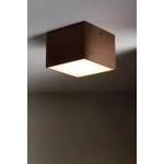 Plafon CUBO METALIK LED 3000K ciemny brąz szczotkowany 42074 Sigma - zdjęcie produktu