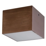 Plafon CUBO METALIK LED 3000K ciemny brąz szczotkowany 42074 Sigma