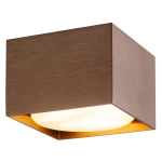 Plafon CUBO METALIK GX53 ciemny brąz szczotkowany 42080 Sigma