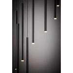 Lampa wisząca SOPEL 10 ANTRESOLA kaskada czarny 42098 Sigma
