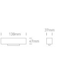 Magnetic Linear Spots Magnetyczny reflektor szynowy 42102A/B/W ONE LIGHT