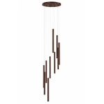 Lampa wisząca SOPEL 10 ANTRESOLA kaskada czekoladowy brąz 42313 Sigma - zdjęcie produktu