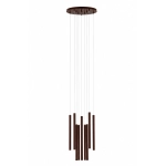 Lampa wisząca SOPEL 10 ANTRESOLA dwa poziomy czekoladowy brąz 42314 Sigma - zdjęcie produktu