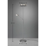 FRANKLIN – 426510207 incl. 1x SMD LED, 35W · 1x 4100lm, 1x SMD LED, 6,5W · 1x 650lm, 2700+3200+4000K TRIO