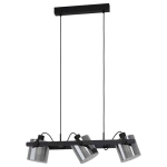 kinkiecik.pl Lampa wisząca czarna HORNWOOD 2 43606 EGLO