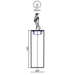 Lampa sufitowa spot Mantra Glaciar 7734MA - zdjęcie dodatkowe 2