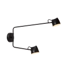 MILNE Kinkiet LED Dim. 2x6W 2700K czarny 44216/12/30 Lucide - zdjęcie dodatkowe 2