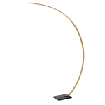 CURVE Arc Lampa podłogowa LED Dim. 1x15W 2700K złoty mat 44700/11/02 Lucide - zdjęcie produktu