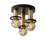 Plafon ANAKA Ø 30 cm 3xE27 czarny 45179/13/30 Lucide - zdjęcie produktu