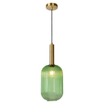 Lampa wisząca MALOTO Ø 20 cm 1xE27 Green 45386/20/33 Lucide - zdjęcie produktu