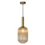 Lampa wisząca MALOTO Ø 20 cm 1xE27 Amber 45386/20/62 Lucide - zdjęcie produktu