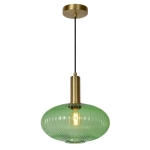 Lampa wisząca MALOTO Ø 30 cm 1xE27 Green 45386/30/33 Lucide - zdjęcie produktu