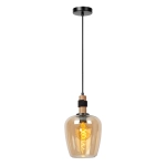 ILONA Lampa wisząca Ø 22 cm 1xE27 Amber 45408/22/62 Lucide - zdjęcie produktu