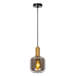 JOANET Lampa wisząca Ø 16 cm 1xE27 przydymiony szary 45494/16/65 Lucide - zdjęcie produktu