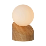 Lampa stołowa LEN Ø 10 cm 1xG9 Light wood 45561/01/72 Lucide - zdjęcie produktu