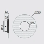 Lampa ścienna Mantra Venus 8010MA - zdjęcie dodatkowe 3