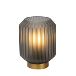 Lampa stołowa SUENO Ø 13 cm 1xE14 Satin Grey 45595/01/51 Lucide - zdjęcie produktu