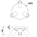 Lampa sufitowa Sal Blanco 7961MA - zdjęcie dodatkowe 2