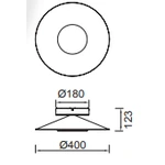 Lampa ścienna Mantra Orion 8125MA - zdjęcie dodatkowe 2