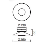 Lampa ścienna Mantra Orion 8124MA - zdjęcie dodatkowe 1