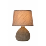 Lampa stołowa RAMZI Ø 18 cm 1xE14 Brown 47506/81/43 Lucide - zdjęcie produktu