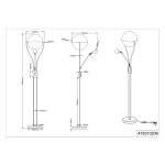 Lampa podłogowa CHRIS – 478310206 TRIO
