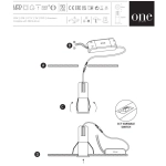 Oprawa podstropowa 10107J/B/V Wpust biały LED 7W CCTV 230V IP20