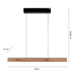 Lampa wisząca Pure E-motion Czarny/drewno 2570-79 Paul Neuhaus - zdjęcie dodatkowe 8