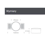 kinkiecik.pl Oprawa podstropowa Semi Trimless Dark Light Aluminium 10105D8/W/B ONE LIGHT