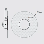 Lampa ścienna Mantra Venus 8012MA - zdjęcie dodatkowe 1