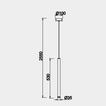 Lampa wisząca Mantra Cala 8081MA - zdjęcie dodatkowe 1