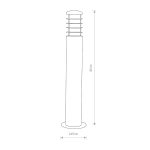 Lampa stojąca zewnętrzna Horn 4906 Nowodvorski - zdjęcie dodatkowe 2