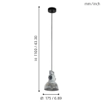 Lampa wisząca BARNSTAPLE 49619 ---- wysyłka 24H ----