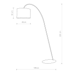 Lampa podłogowa ALICE GOLD 4963 Nowodvorski - zdjęcie dodatkowe 2