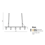 Lampa wisząca Biram (black/chrom) AZ2638 AZZARDO