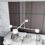 Lampa wisząca MODUS 4 WHITE 1340/4 EMIBIG Lighting