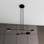 Lampa wisząca MODUS 4 BLACK 1339/4 EMIBIG Lighting