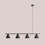 FORM 4 CZARNY 1108L1 Nowoczesna lampa wisząca Aldex - zdjęcie produktu