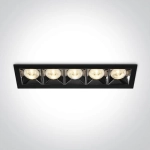 kinkiecik.pl Avgi 50506B/B/W czarny wpust z odbłyśnikiem ciemny chrom COB LED 3000K 20W; nieściemnialny zasilacz LED w z