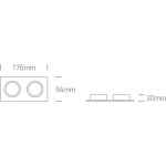kinkiecik.pl The Dual Ring Range Aluminium 51205ABG/B ONE LIGHT