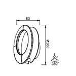 Lampa ścienna Mantra Toronto 8464MA - zdjęcie dodatkowe 1