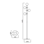 Lampa podłogowa Mantra Cellar 7639MA - zdjęcie dodatkowe 3
