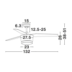 Wentylator SEGUNDO LE42556 Luces Exclusivas - zdjęcie dodatkowe 2