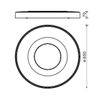 Lampa sufitowa Mantra Coin Redondo 7560MA - zdjęcie dodatkowe 1