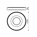 Lampa sufitowa Mantra Coin Redondo 7565MA - zdjęcie dodatkowe 1
