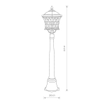 Lampa zewnętrzna stojąca Tay 5294 Nowodvorski - zdjęcie dodatkowe 2