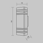 Kinkiet Wall Lamp Unter den Linden O578WL-02B Maytoni - zdjęcie dodatkowe 9