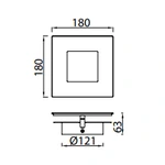 Lampa ścienna Mantra Dalia 8117MA - zdjęcie dodatkowe 3