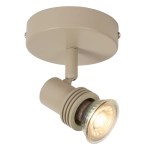 KIANTI Plafon Spot Ø 10 cm 1xGU10 Taupe 53901/01/41 Lucide - zdjęcie produktu
