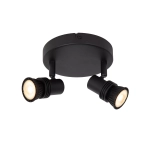 KIANTI Plafon Ø 15 cm 2xGU10 czarny 53901/12/30 Lucide - zdjęcie produktu